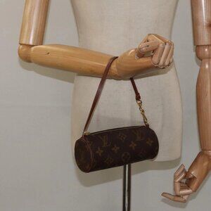 LOUIS VUITTON Monogram Papillon Pouch LV Auth